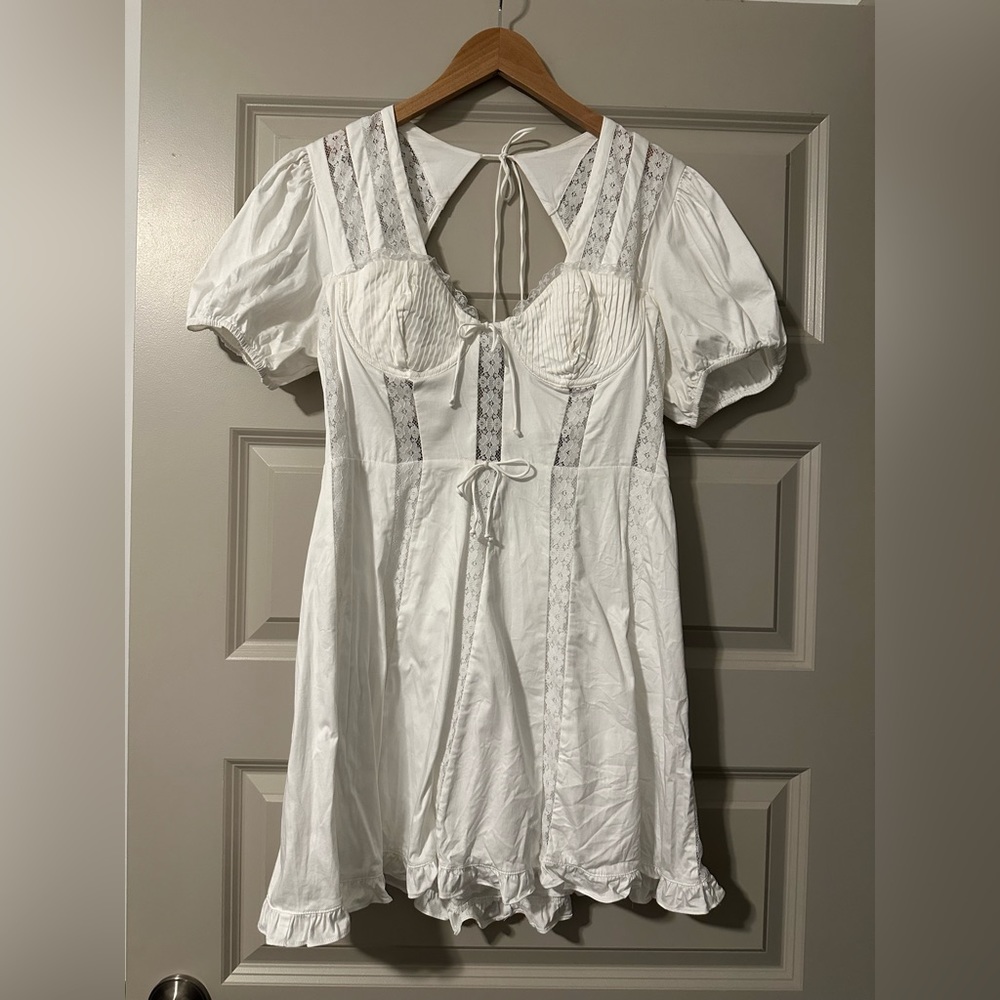For Love & Lemons Poplin Mini Dress